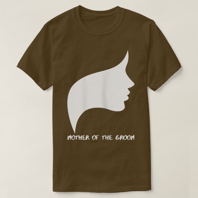Kvinna Mor i Groom Mors dag 2395 T Shirt (Design framsida)