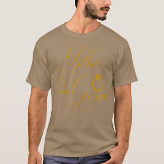 Kvinna Mor i GroomCute-Möhippan Bröllop Guld T Shirt