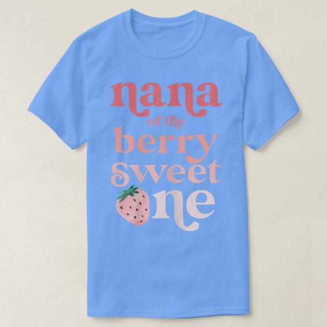 Kvinna Nana från Berry Sweet One Strawberry Firs T Shirt (Design framsida)