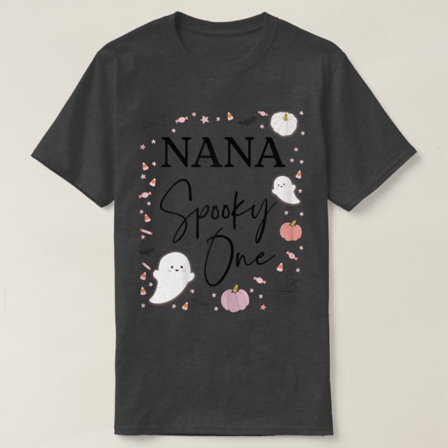 Kvinna Nana från "Spooky One Girl First Birthday" T Shirt (Design framsida)