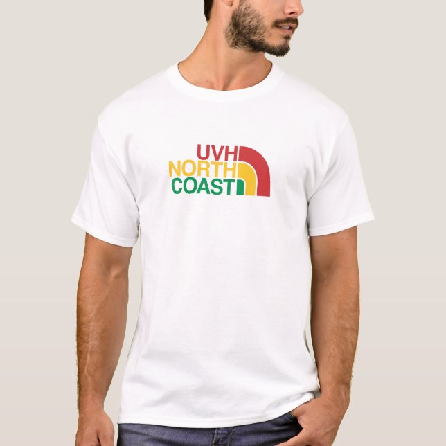 Kvinna Northcoast Rasta T-shirt (Framsida)
