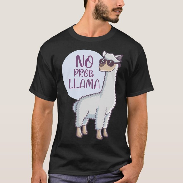Kvinna nr Drama Llama Funny Lama T Shirt (Framsida)