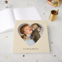Kvinna Och Hund Fotoalbum Bok