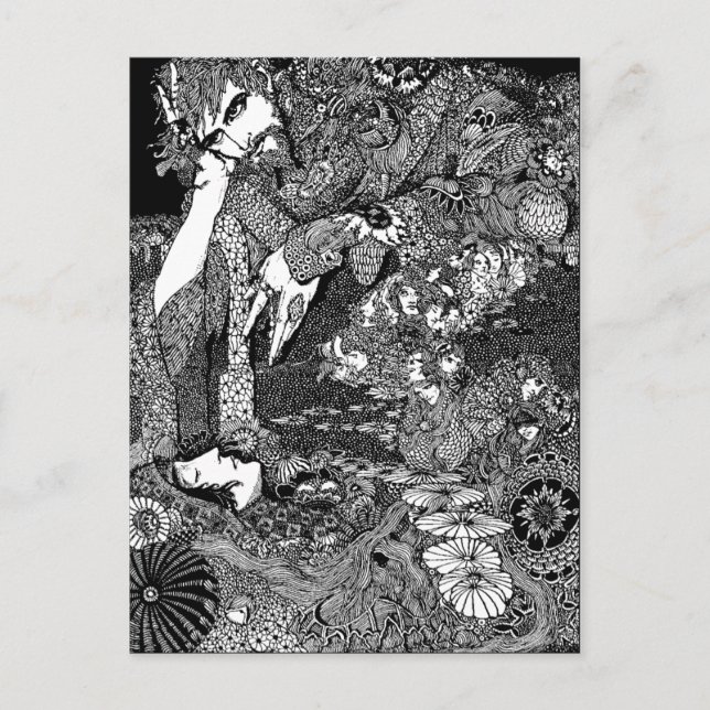 Kvinna och man vykort (Framsida)