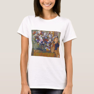 Kvinna och Vas i Blommor, Edgar Degas T Shirt