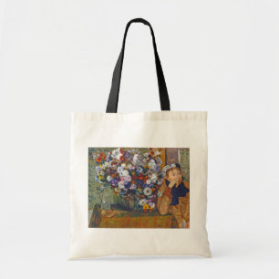 Kvinna och Vas i Blommor, Edgar Degas Tygkasse