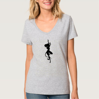 Kvinna onormala T-tröja Tee