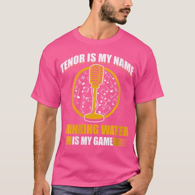 Kvinna opera Singer för opera Vocalist Tenor Singe T Shirt (Framsida)
