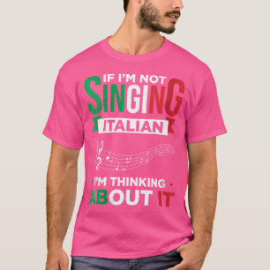 Kvinna opera Singer för opera Vocalist Tenor Singe T Shirt