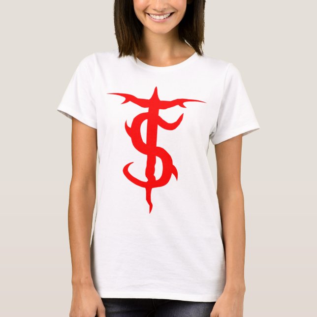 Kvinna organisk vitutslagsplats t shirt (Framsida)