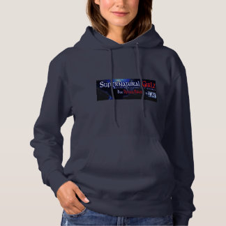 Kvinna övernaturlig hoodie för Girlz logotyp Tee Shirt