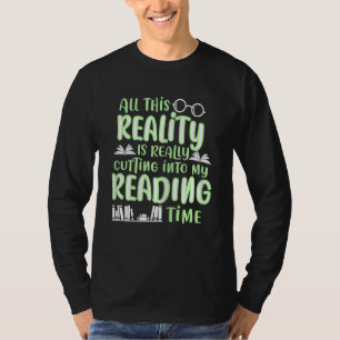 Kvinna på att denna verklighet minskar i min lästi t shirt
