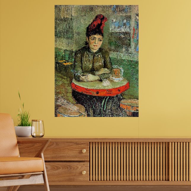 Kvinna på Café Tambourin, Poster (Vardagsrum 2)