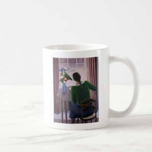 Kvinna på fönstret 1998 kaffemugg