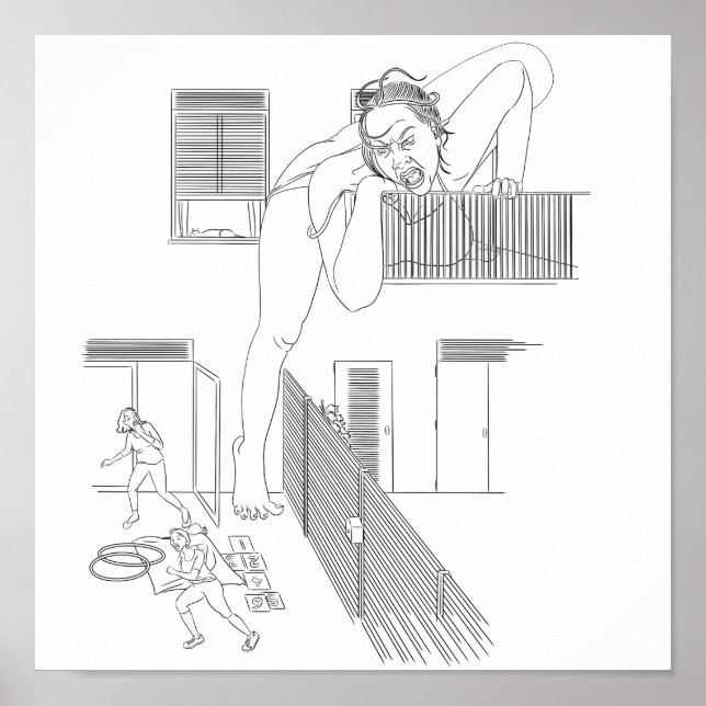 Kvinna på krigsstigen poster (Framsidan)