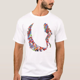 Kvinna på månen tee shirt