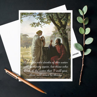 Kvinna på Religiösan Vykort