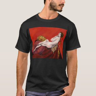 Kvinna på Röda Soffa T Shirt