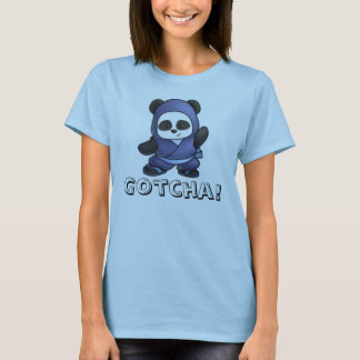 Kvinna Panda Gotcha! Skjorta Tee