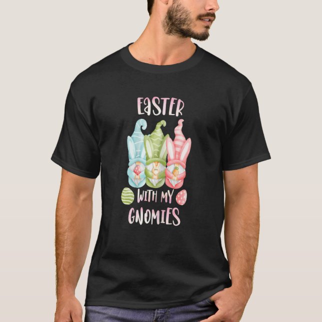 Kvinna Påskägget blir roligt Påsk med mitt T Shirt (Framsida)