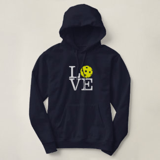 Kvinna Pickleball Hoodie: "KÄRLEK ", Tröja