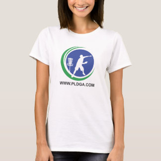 Kvinna PLDGA-logotyp och basketskjorta Tee