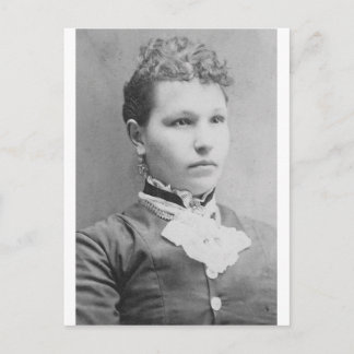 Kvinna Porträtt i 1900 Vykort