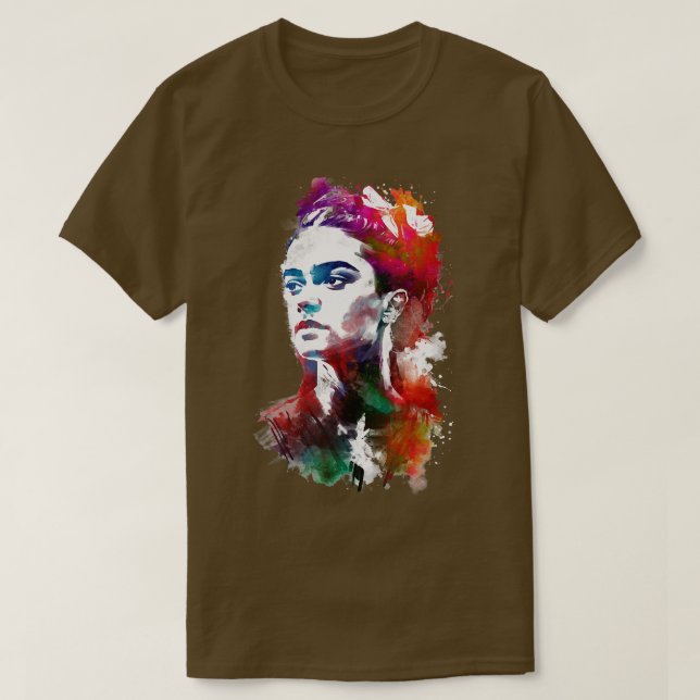 kvinna porträtt t shirt (Design framsida)
