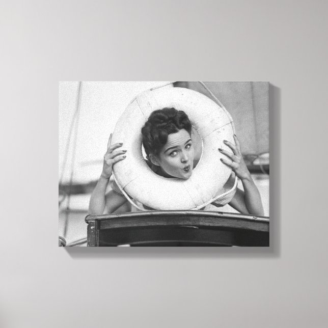 Kvinna - position 3 canvastryck (Framsida)