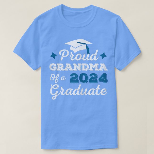 Kvinna Proud Grandma från klass 2024 Student   T Shirt (Design framsida)