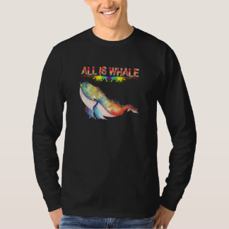Kvinna Pun Whale som säger allt är Whale Coola Oce T Shirt