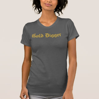 Kvinna Racerback T-tröja "guldgrävare ", Tee