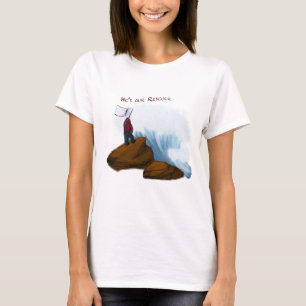 Kvinna räddare Stylized T Shirt