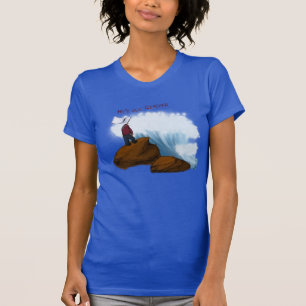 Kvinna räddareT-tröja T Shirt