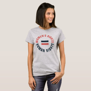 Kvinna rättigheter likställer feministiska t-shirt