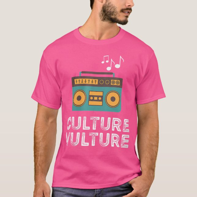 Kvinna Retro 80S 90S Old school Hip hop Ghettoblas T Shirt (Framsida)