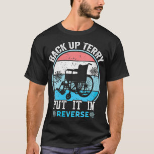 Kvinna Retro säkerhetskopiera Terry Racka upp det T Shirt