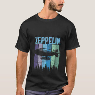 Kvinna Retro Zeppelin 70-talets handikapplista T Shirt
