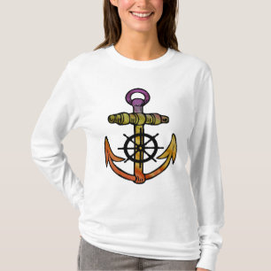 Kvinna roddskjorta t-shirt