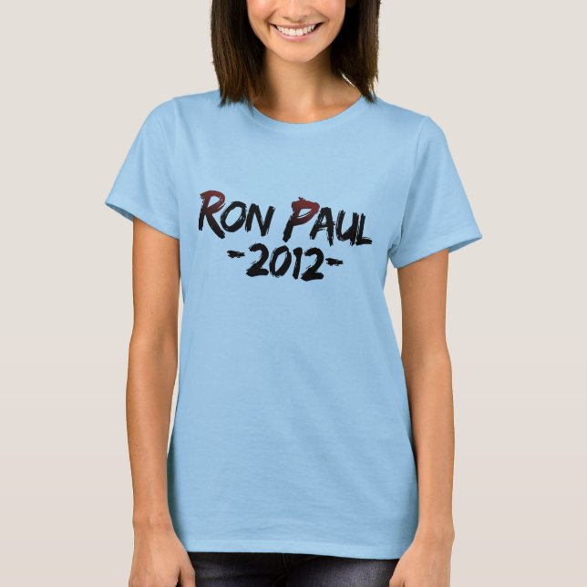 Kvinna Ron Paul skjorta 2012 Tee (Framsida)