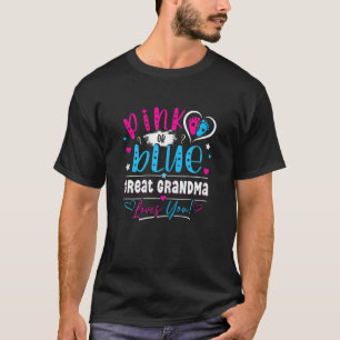 Kvinna Rosa eller blått Underbart farmor Kärlek so T Shirt
