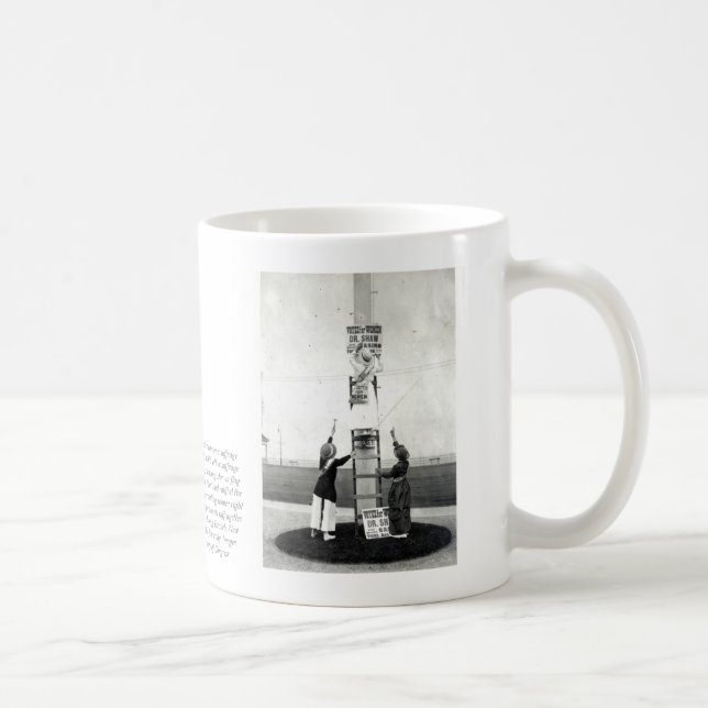 Kvinna rösträttmugg kaffemugg (Höger)