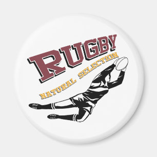 Kvinna Rugby Magnet