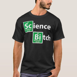 Kvinna Science Lustigt Periodic Inslag Science VNe T Shirt