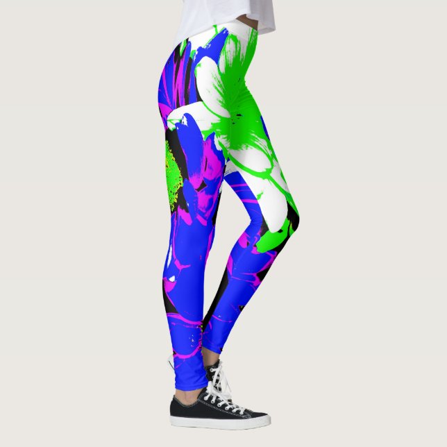 Kvinna sexig blommadamasker "sommarroligt ", leggings (Höger)