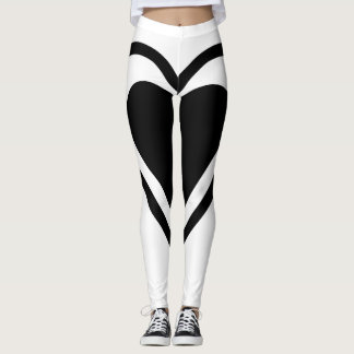 Kvinna sexig hjärtadamasker leggings