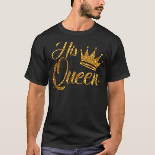 Kvinna sin drottning Krona Romantic Make och maka T Shirt