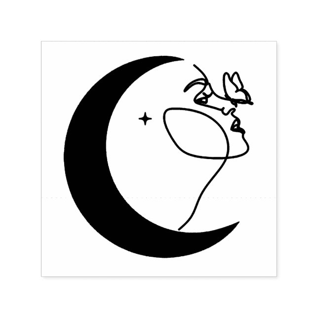 Kvinna Självfärgande Stämpel (Design)