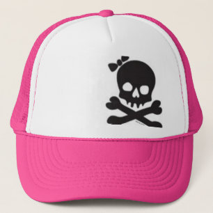 Kvinna skalle och Crossbones Keps