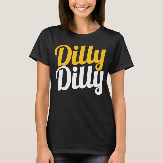 Kvinna skjorta för DillyDilly Tee (Framsida)